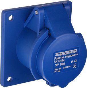 Розетка вбудована серії UCombi 3P 16A IP 44 A0080010158 фото