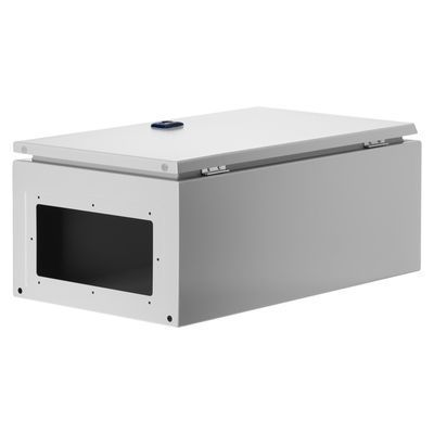 Навесной шкаф MAS 600&times;800&times;300, 1 дверь, с монтажной панелью IP66, серый, nVent HOFFMAN MAS0608030R5 фото