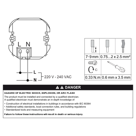 Розетка USB-А + USB-С 3 A 21 Вт Білий Sedna Design SDD111405 фото