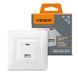 Розетка USB-A + USB-C PD20W біла VIDEX BINERA VF-BNCHRUC20-W фото 1