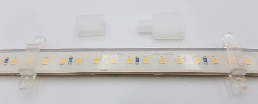 LED стрічка RISHANG 128-2835-24V-IP68 12W 1535Lm 4000K 5м (RDA2C8TC-A-NW) RDA2C8TC-A-NW фото