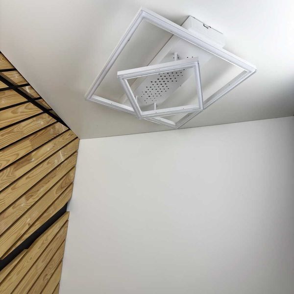 Светильник LED smart KENZO-S+пульт 100W 3000-5000K IP20 квадрат белый Violux 220675 фото