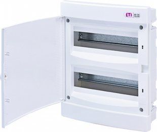 Щит внутрішній розподільний ECM 24 PO 24 модулів білі дверцята 1101016 фото