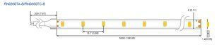 LED стрічка RISHANG 60-2835-24V-IP20 5,5W 504Lm 4000K 5м (RN0860TC-B-NW) RN0860TC-B-NW фото