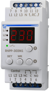 Трифазне рeле напруги універсальне RNPP-302M1 NTRNP302М фото