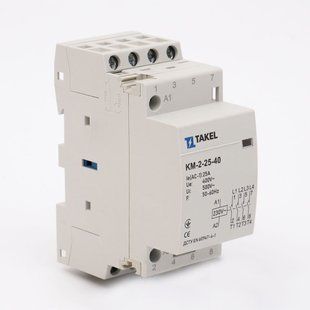 Контактор модульний КМ-2-25-40 25А 4NO TAKEL 507334 фото