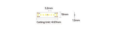 LED лента COLORS 192-24V-IP20 13W 1470Lm 4000K 5м (FD192-24V-10mm-NW) FD192-24v-10mm-NW фото
