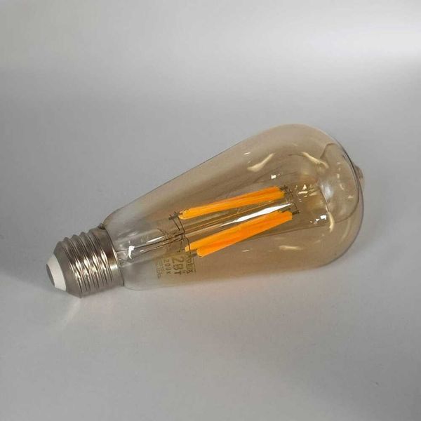 Лампа светодиодная FILAMENT ST64 12W E27 2200К VIOLUX 836034 фото