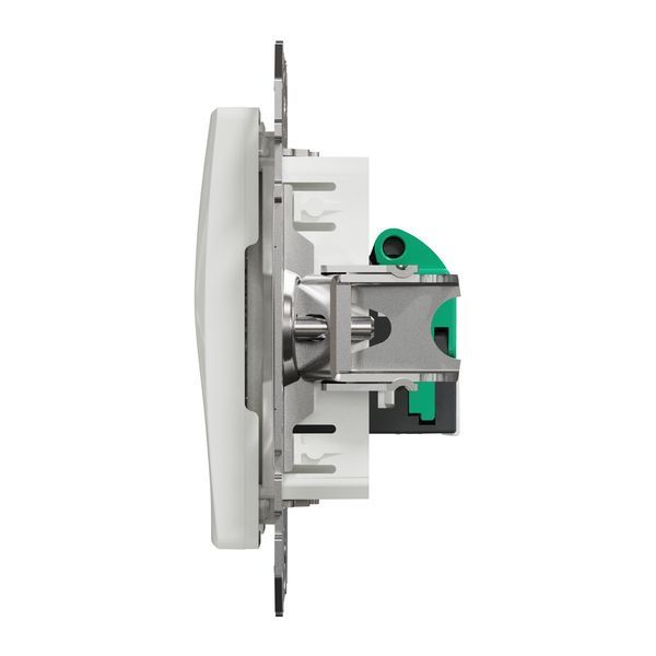 Розетка телекомунікаційна RJ45+RJ11 6UTP білий Sedna Design SDD111468 фото