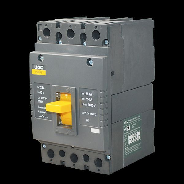 Автоматический выключатель PCB35 3Р 125А 35кА UEC 3Р 125А 35кА MCCB-PCB-35-3-0125 фото