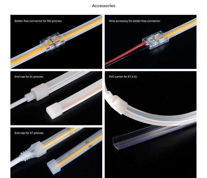 LED стрічка COLORS COB-24V-IP20 9W 680Lm 3000K 2,5м (DF7-24V-4mm-WW) DF7-24V-4mm-WW фото