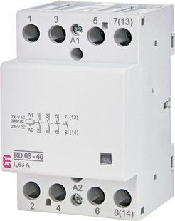 Контактор модульный RD 4Р/63А 63-40 230V AC/DC 63A 2464026 фото