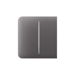 Бічна кнопка для двоклавішного вимикача Ajax SideButton (2-gang) Grey 00000005067 фото