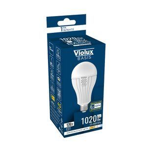 Лампа аккумуляторная LED BASIS A80 12W E27 4000K Violux 12W E27 4000K 829100 фото