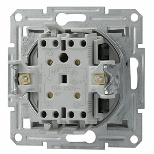 Слепой переключатель 2-rack Asfora Steel EPH1300162 фото