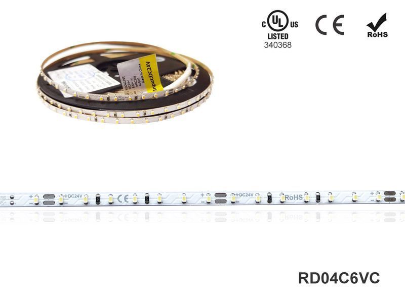 LED лента RISHANG 126-2014-24V-IP33 8.6W 775Lm 4000K 5м (RD04C6VC-NW) RD04C6VC-NW фото