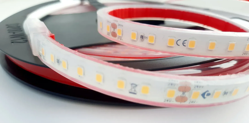 LED лента COLORS 128-2835-24V-IP67 9.6W 1245Lm 6000K 5м (D8128-24V-8mm-IP67) D8128-24V-8mm-PW-IP67 фото