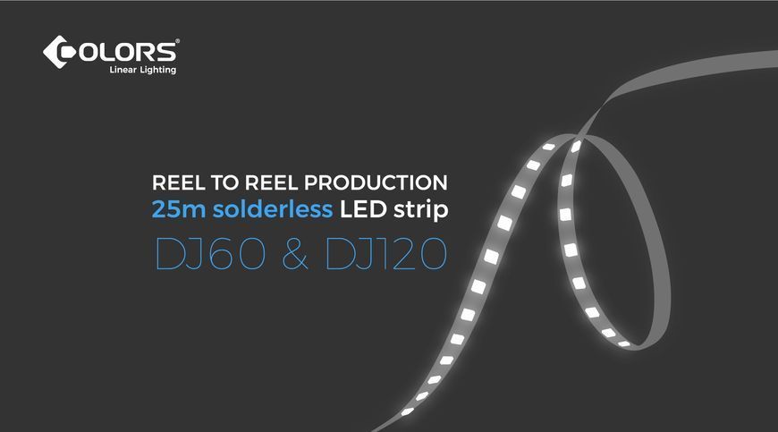LED лента COLORS 120-2835-12V-IP20 8.8W 900Lm 2700K 5м (DJ120-12V-8mm-SW) DJ120-12V-8mm-SW фото