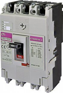 Автоматический выключатель EB2S 160/3LF 40A (16kA, фикс./фикс.) 3P 4671805 фото