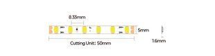 LED лента COLORS 120-2835-24V-IP20 8.4W 770Lm 3000K 5м (D8120-24V-5mm-WW) D8120-24V-5mm-WW фото