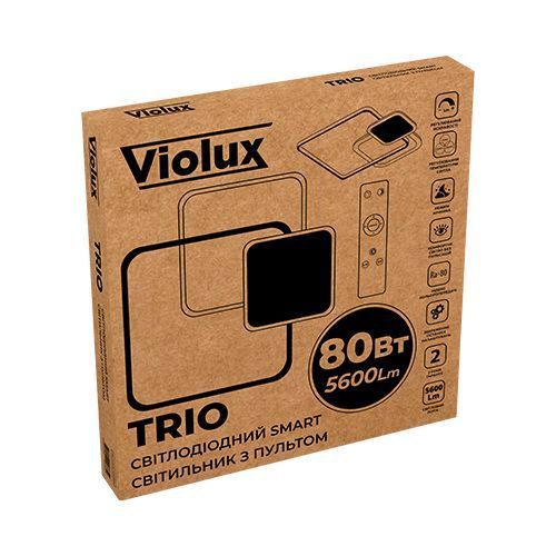 LED светильник smart TRIO VIOLUX квадрат 80W 220375 фото