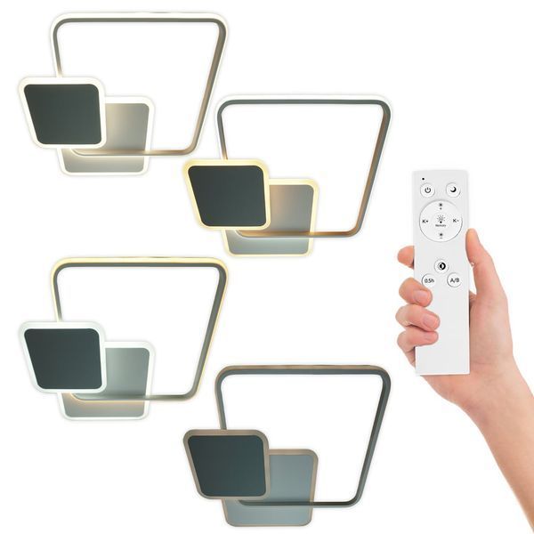LED светильник smart TRIO VIOLUX квадрат 80W 220375 фото
