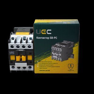Контактор SB-РC-012 12А 220В/АС3 1р (НЗ) UEC PC1-SB-012-220-01 фото