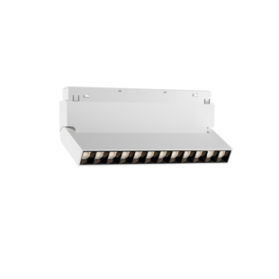 Магнитный трековый светильник 12 Вт, 120&deg;, Osram 3030, 960 лм, переключение 3000 К/4000 К, белый ALMG-S102 12W 3K/4K WH фото