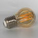 Лампа LED FILAMENT G45 4W E27 2200K VIOLUX 832042 фото 2
