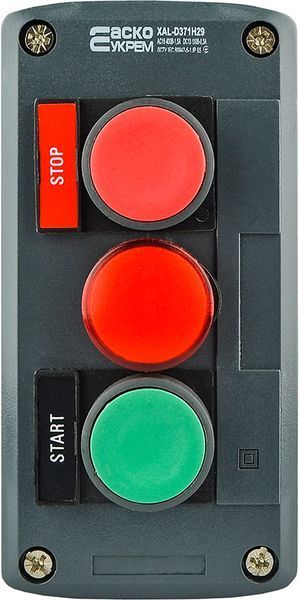 Пост трехместный "Старт-Стоп-Сигнальная арм." XAL-D371H29 A0140020069 фото