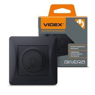 Димер LED 200Вт чорний графіт VIDEX BINERA VF-BNDML200-BG фото