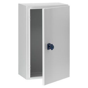 Навесной шкаф MAS 500&times;400&times;210, 1 дверь, с монтажной панелью IP66, серый, nVent HOFFMAN MAS0504021R5 фото