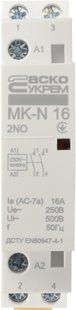 Модульний контактор MK-N 2P 16A 2NO 220V A0040030023 фото