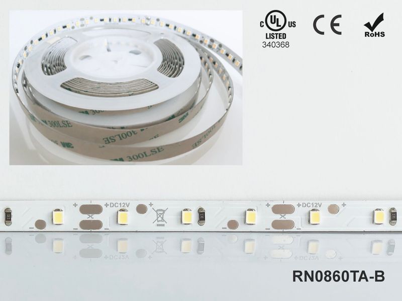 LED лента RISHANG 60-2835-12V-IP20 5,5W 504Lm 4000K 5м (RN0860TA-B-NW) RN0860TA-B-NW фото