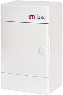 Щит зовнішній розподільний ECT 4 PO 4 модулів білі дверцята 1100141 фото