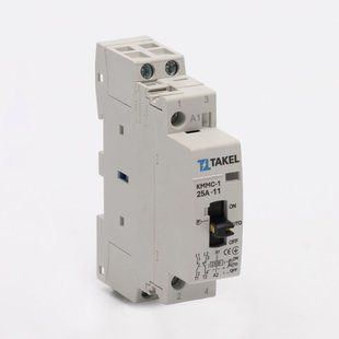 Контактор модульний з ручним керуванням КММС-1-25-11 25А 1NO+1NC TAKEL 507755 фото