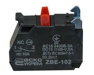 Додатковий контакт для кнопок TB5 ZBE-102 N/C A0140010181 фото