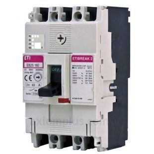 Автоматичний вимикач EB2S 160/3SF 160A (25kA, фікс./фікс.) 3P 4671837 фото