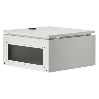 Навесной шкаф MAS 400&times;400&times;210, 1 дверь, с монтажной панелью, степень защиты IP66, серый, nVent HOFFMAN MAS0404021R5 фото