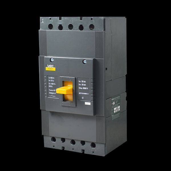 Автоматичний вимикач PCB37 3Р 400А 35кА UEC MCCB-PCB-37-3-0400 фото