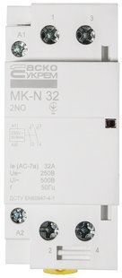 Модульний контактор MK-N 2P 32A 2NO 220V A0040030031 фото