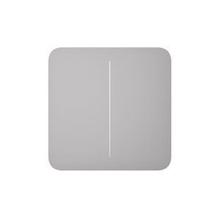 Кнопка для двоклавішного вимикача Ajax SoloButton (2-gang) Fog 00000005111 фото