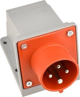 Вилка стаціонарна серії UСombi 4P 16A IP 44 A0080010137 фото