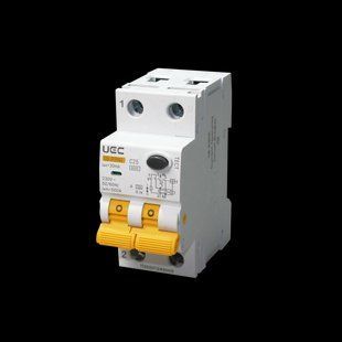 Автомат диференційного захисту SB-R9NE 2P C 25A 30mA Tип A 6kA UEC RCBO60-2-025-C-030-A фото