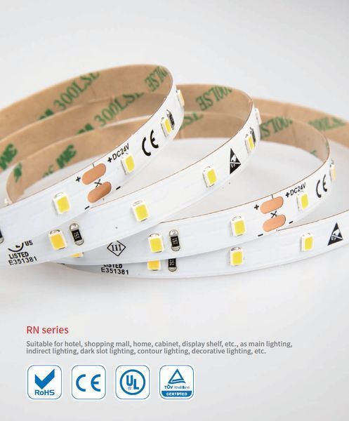 LED лента RISHANG 60-2835-24V-IP20 5,5W 463Lm 3000K 5м (RN0860TC-B-WW) RN0860TC-B-WW фото