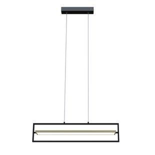 Світильник LED smart PRADA-P+пульт 90W 3000-5000K IP20 прямокутник чорно-золотий Violux 220745 фото