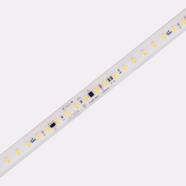 LED стрічка COLORS 104-2835-220V-IP65 10.6W 990Lm 2850K 20м (H8104-230V-12mm-WW) H8104-230V-12mm-IP65-WW фото