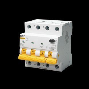Автомат диференційного захисту SB-R9NE 4P C 10A 30mA Tип A 6kA UEC RCBO60-4-010-C-030-A фото