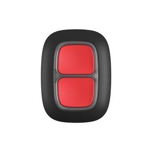 Бездротова екстрена кнопка Ajax DoubleButton Black 00000005058 фото