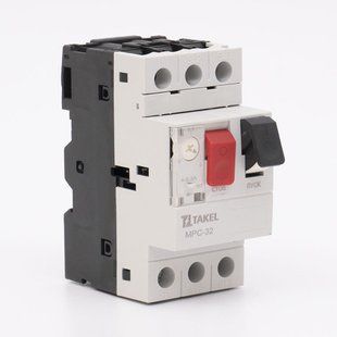 Вимикач автоматичний захисту двигуна MPC-32 4-6.3А TAKEL 507708 фото